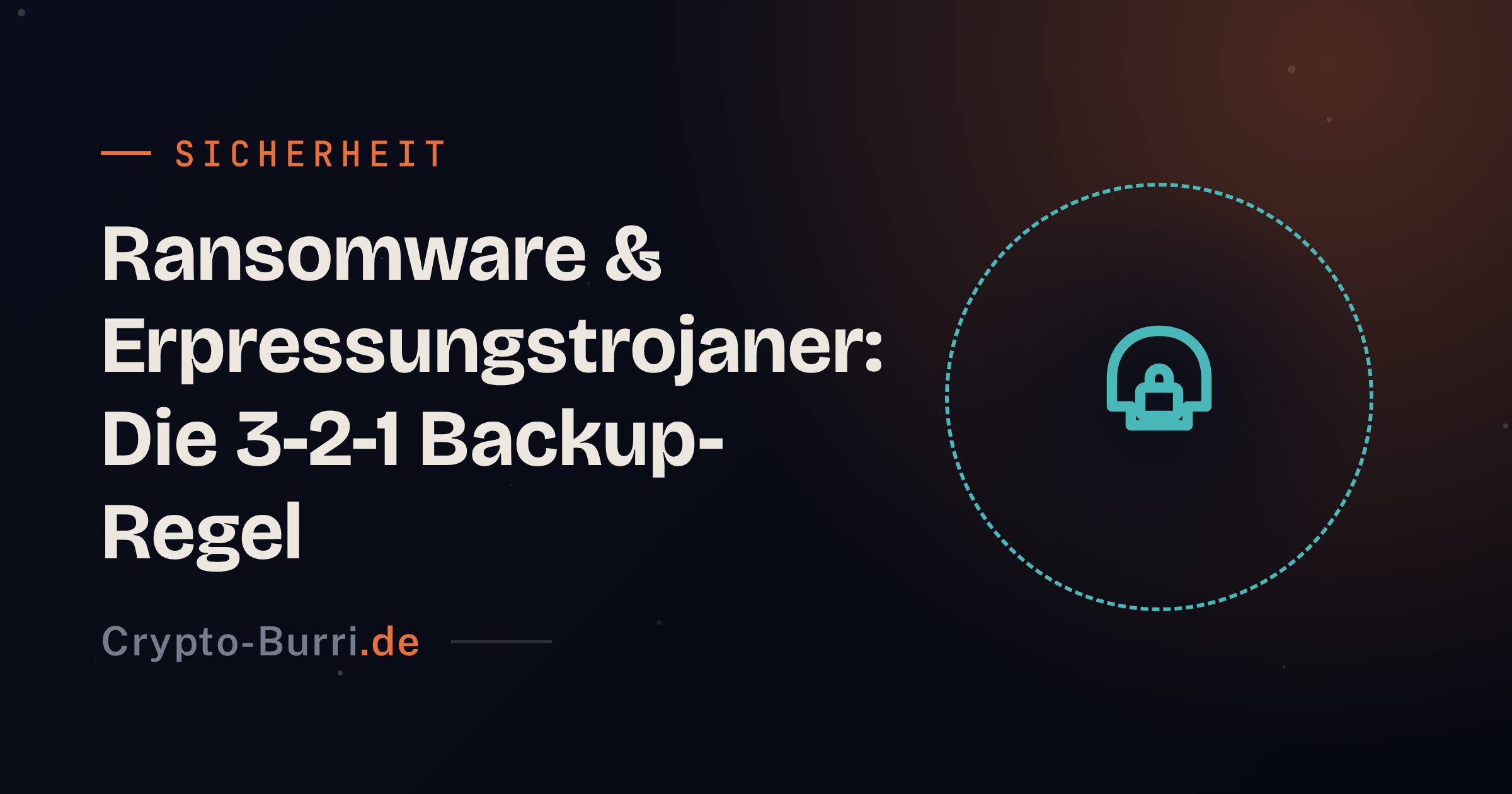 Ransomware Schutz: Die 3-2-1 Backup-Regel